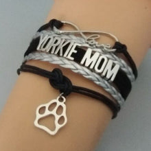 Infinity Love YORKIE MOM Bracelet