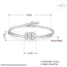 925 Silver Plated Cat Bracelet