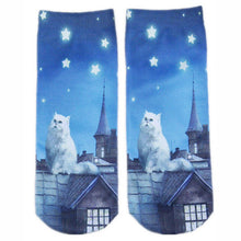 Cat Short Ankle Socks (1 Pair)