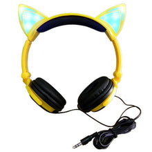 Hot Cat Ear Foldable Flashing Headphones