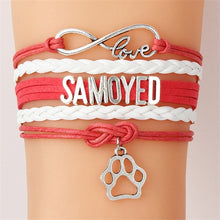 Infinity Love Samoyed Bracelet