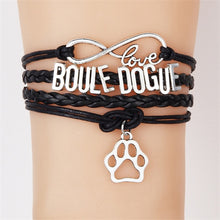 Infinity Love Boule Dogue Bracelet