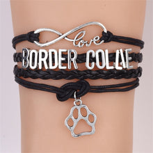 Infinity Love Border Collie Bracelet