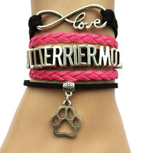 Infinity Love Bull Terrier Mom Bracelet