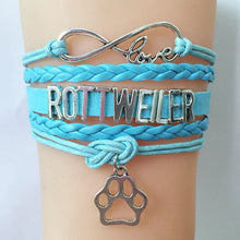 Infinity Love Rottweiler Bracelets