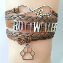 Infinity Love Rottweiler Bracelets