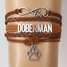 Infinity Love DOBERMAN Bracelet