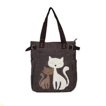 Women's Cute Cat Canvas Handbag