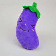 Plush Puppy Chew Squeaky Fruit & Vegetable Toys