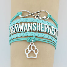 Infinity Love German Shepherd Bracelet
