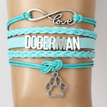 Infinity Love DOBERMAN Bracelet