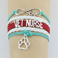 Infinity Love Vet Nurse Bracelet