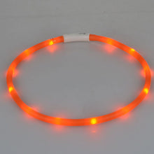 Luminous Led Light Outdoor Dog Collar with USB Charging