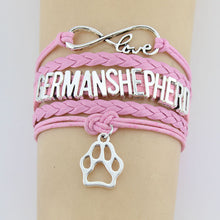 Infinity Love German Shepherd Bracelet