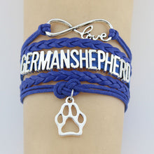 Infinity Love German Shepherd Bracelet