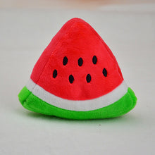 Plush Puppy Chew Squeaky Fruit & Vegetable Toys