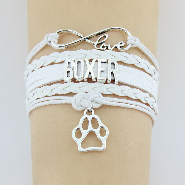 Infinity Love Boxer Bracelet