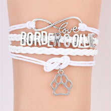 Infinity Love Border Collie Bracelet